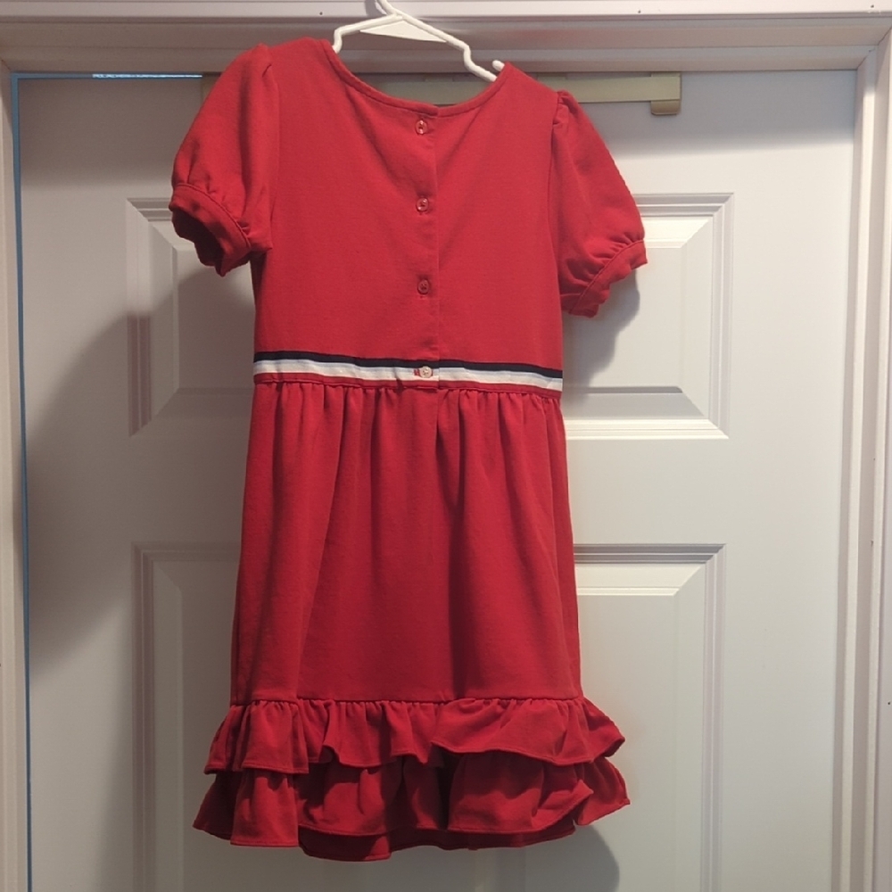 Janie and Jack Red Ruffle Dress - Picture 2 of 6